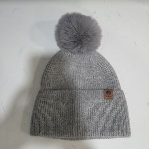 Cozy Gray Knit Hat
